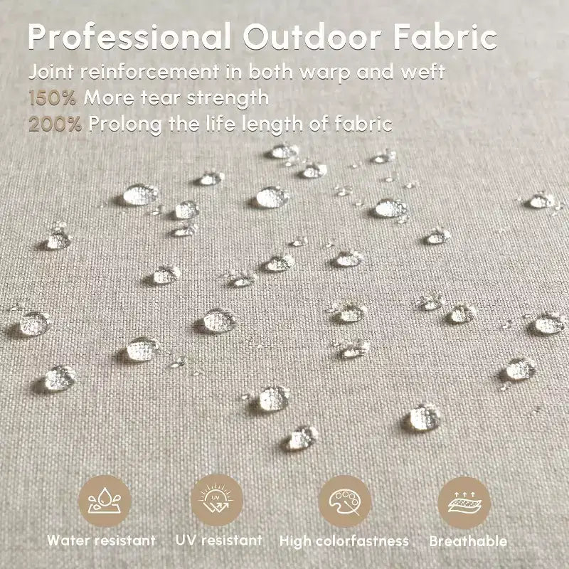 HOMLUX Ensemble de conversation d'extérieur 2 pièces en osier résistant aux intempéries pour patio, terrasse, balcon, jardin