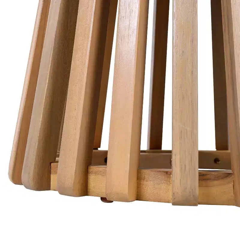Ensemble de conversation 3 pièces pour patio en bois d'acacia, mobilier d'extérieur, 2 fauteuils club avec table d'appoint pour jardin/patio/terrasse - ModernLuxe