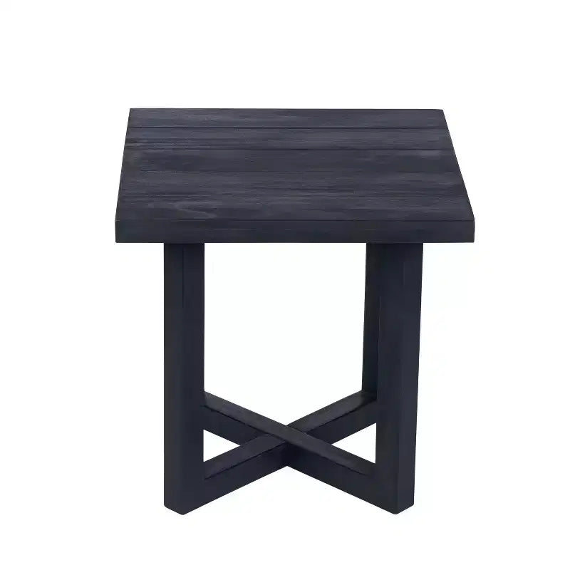 Chaises longues de patio modernes Christopher Knight Home Sui en bois d'acacia avec table d'appoint à lattes