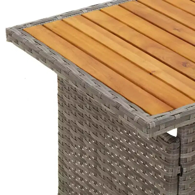 vidaXL Salon de jardin avec coussins en résine tressée