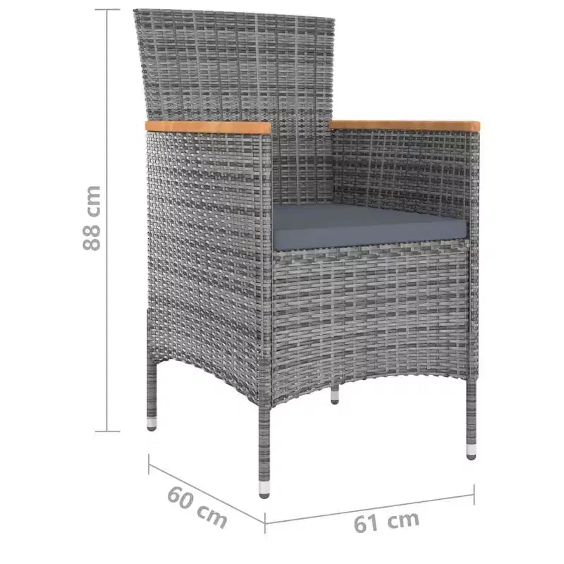 vidaXL Salon de jardin, Plusieurs coloris et tailles disponibles