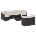 vidaXL Modular Garden Sofa Set with Cushions