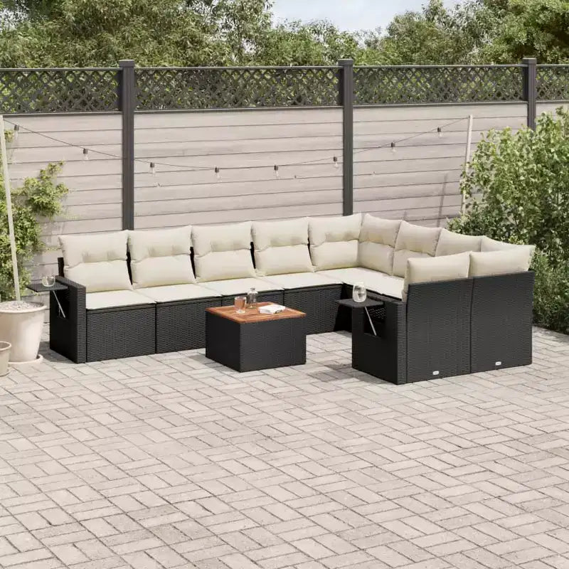 vidaXL Salon de jardin moderne avec coussins