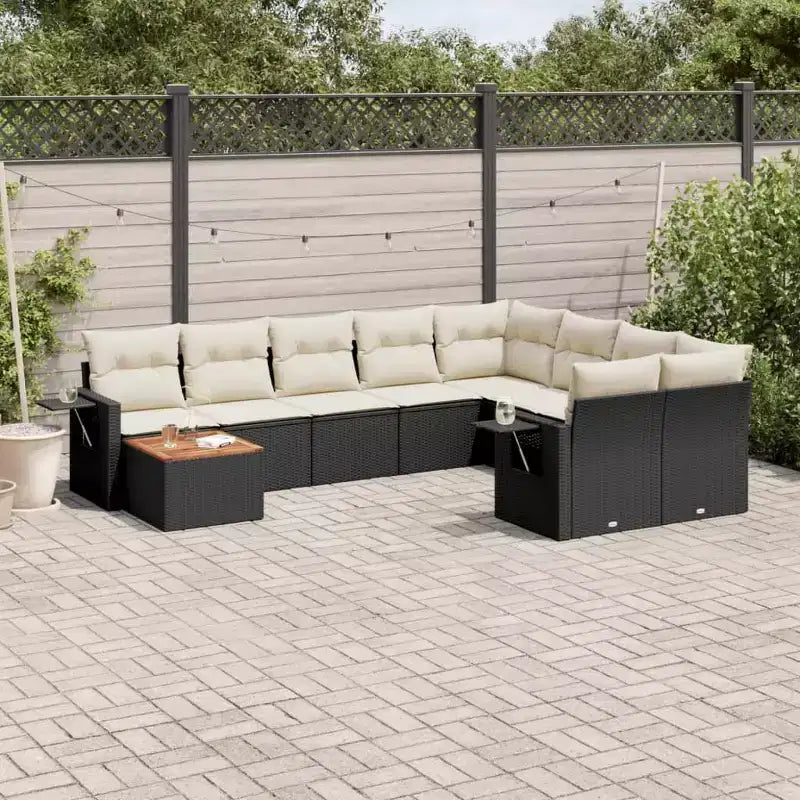 vidaXL Salon de jardin moderne avec coussins