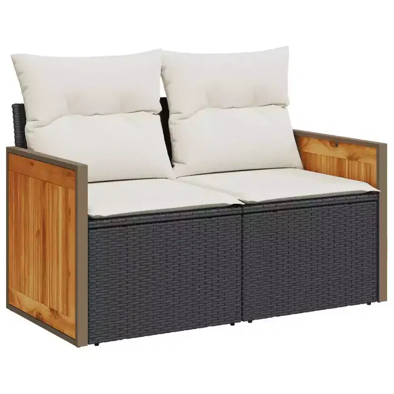 vidaXL Salon de jardin avec coussins