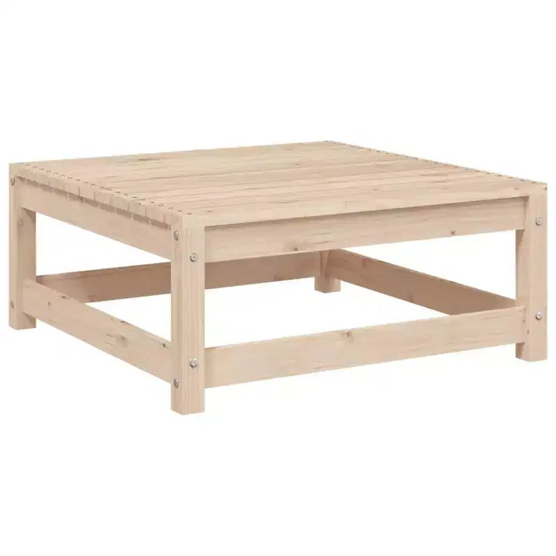 vidaXL Salon de jardin modulable avec coussins et bois massif