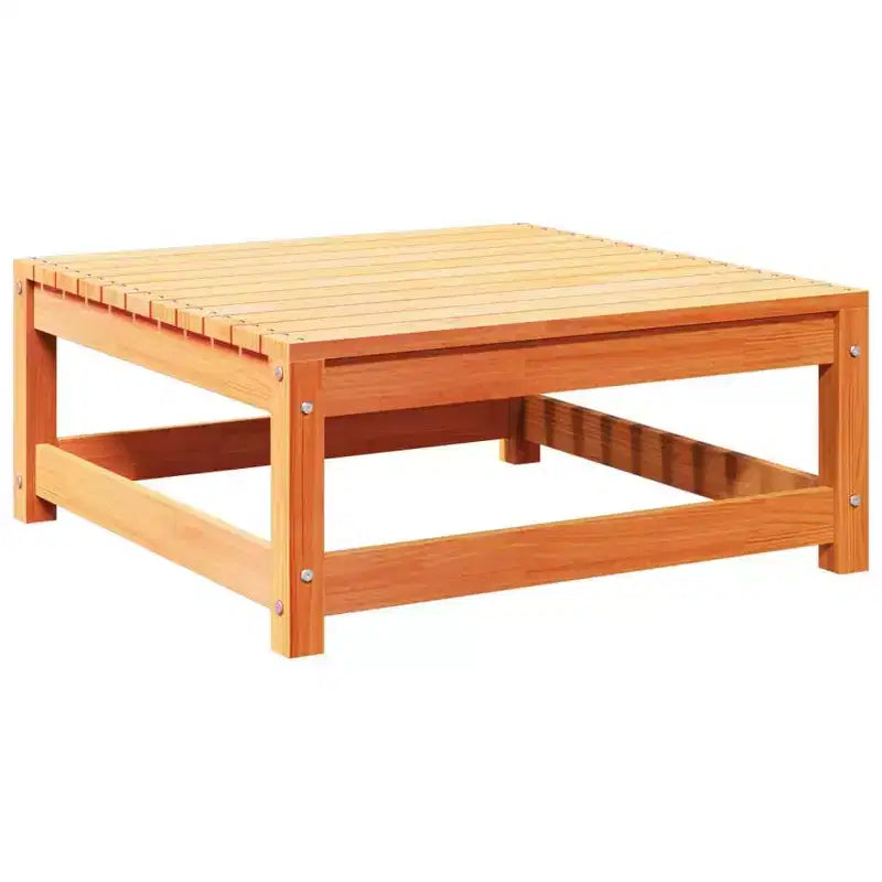 vidaXL Salon de jardin modulable avec coussins et bois massif