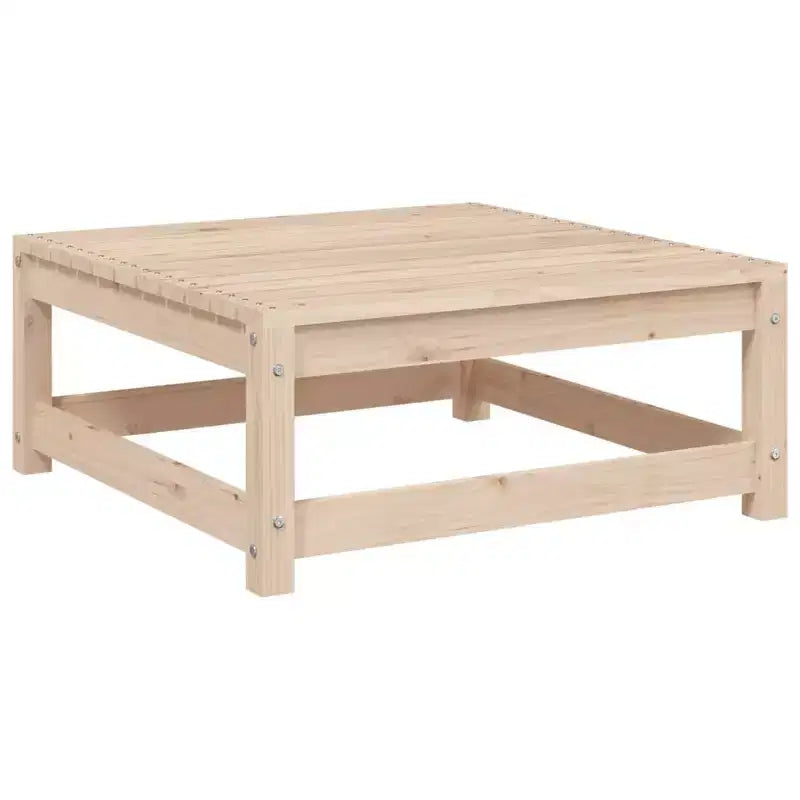 vidaXL Salon de jardin modulable avec coussins et bois massif