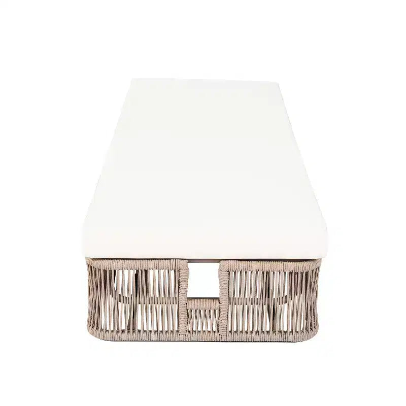 Christopher Knight Home Noline Lot de 3 Chaises Longues de Jardin Ajustables avec Table d'appoint en Carreaux de Céramique