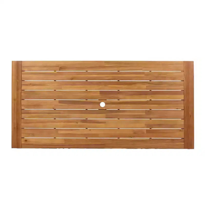 Christopher Knight Home Ratchanon – Ensemble de salle à manger d'extérieur moderne 7 pièces avec chaises en bois d'acacia et corde tressée en PE et table à lattes