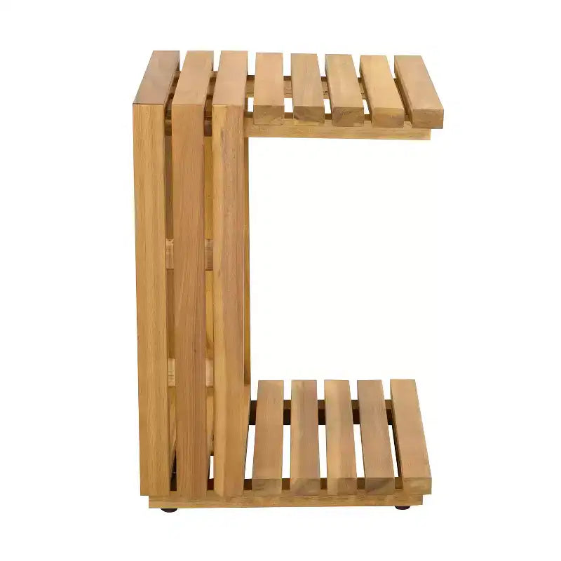Christopher Knight Home Weston Ensemble de conversation 2 pièces moderne en bois d'acacia avec fauteuil de club et table d'appoint avec coussins