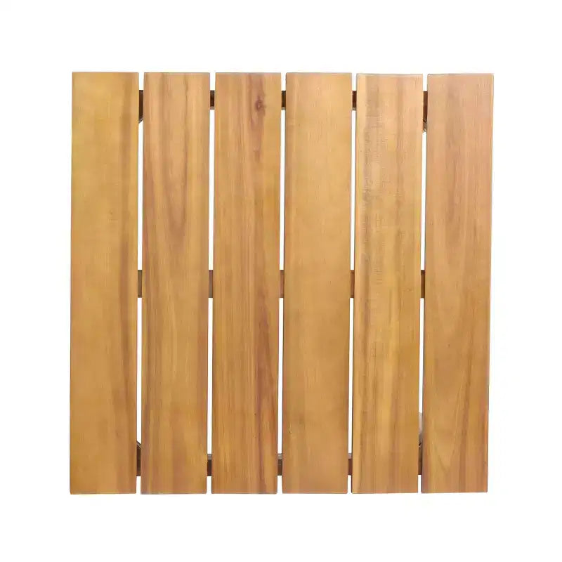 Christopher Knight Home Chalida Ensemble 2 pièces moderne transat et table d'appoint en bois d'acacia avec dossier 3 positions