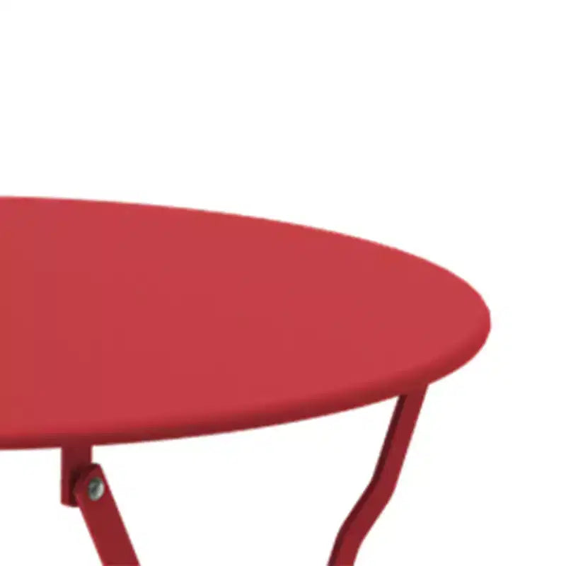 Ensemble de table et chaises pliantes portables trois pièces pour l'extérieur