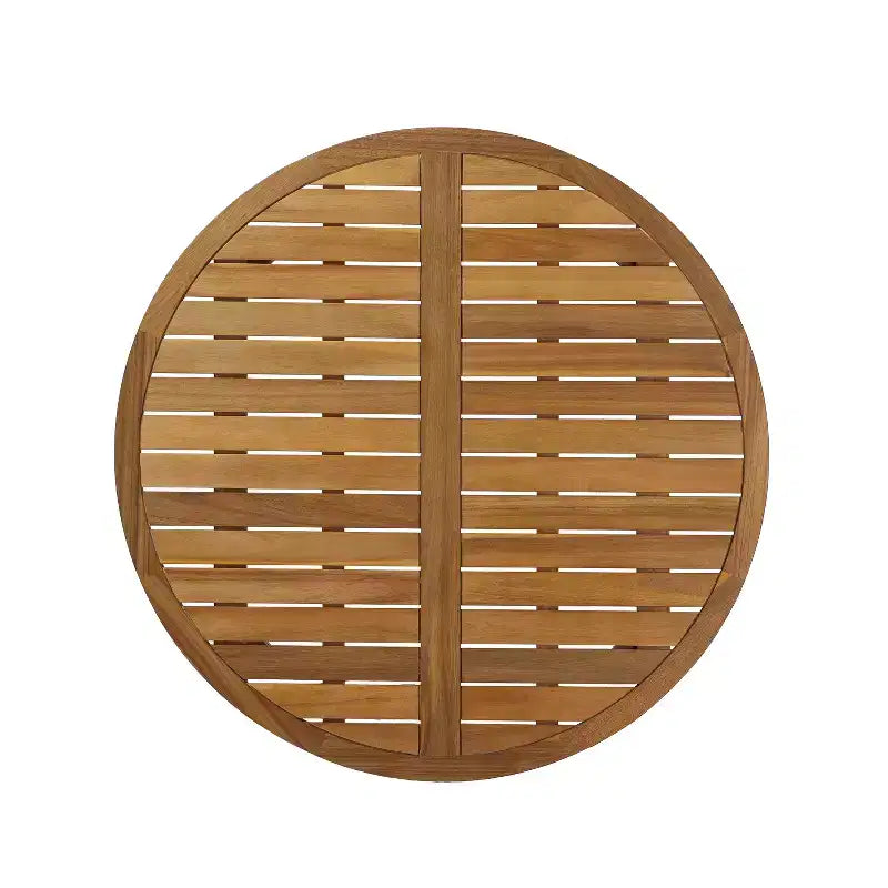 Christopher Knight Home Salma Ensemble de conversation 5 pièces moderne en bois d'acacia avec table à lattes et coussins