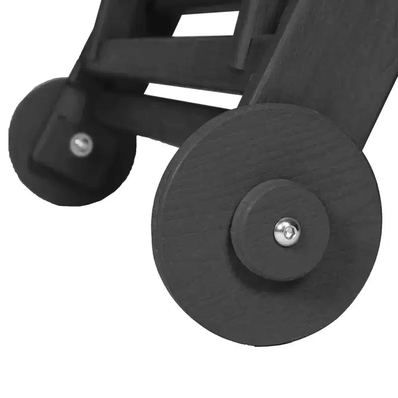 GDFStudio Fern - Ensemble de 3 chaises longues d'extérieur avec table d'appoint et dossier réglable
