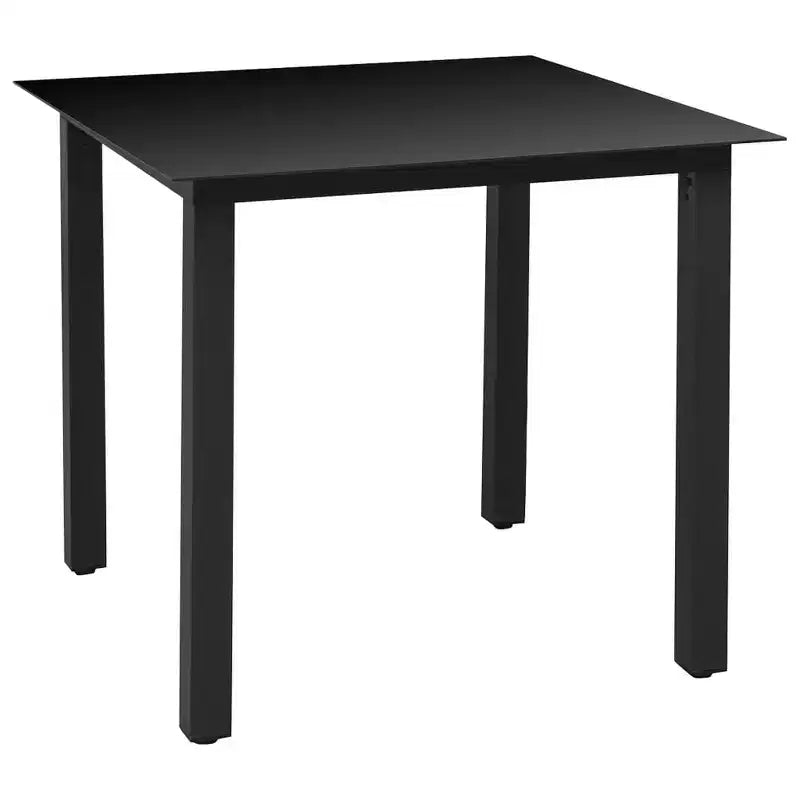vidaXL Ensemble de salle à manger noir et marron