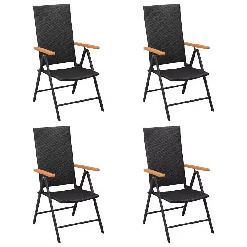 vidaXL Ensemble de salle à manger noir et marron