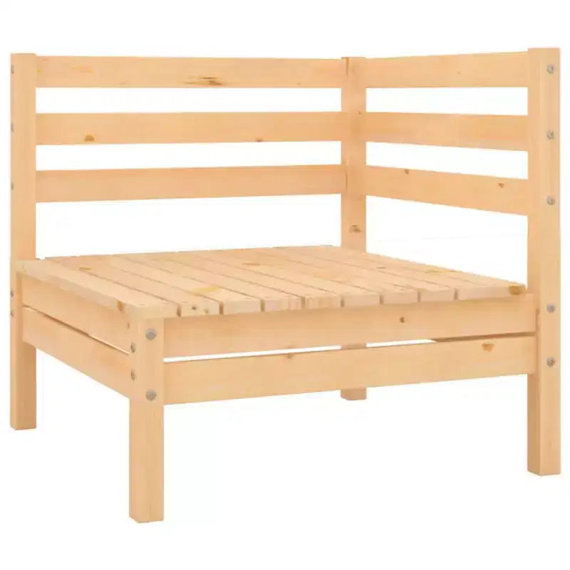 vidaXL Ensemble de mobilier de jardin Bois naturel Bois de pin massif Grand Modulaire