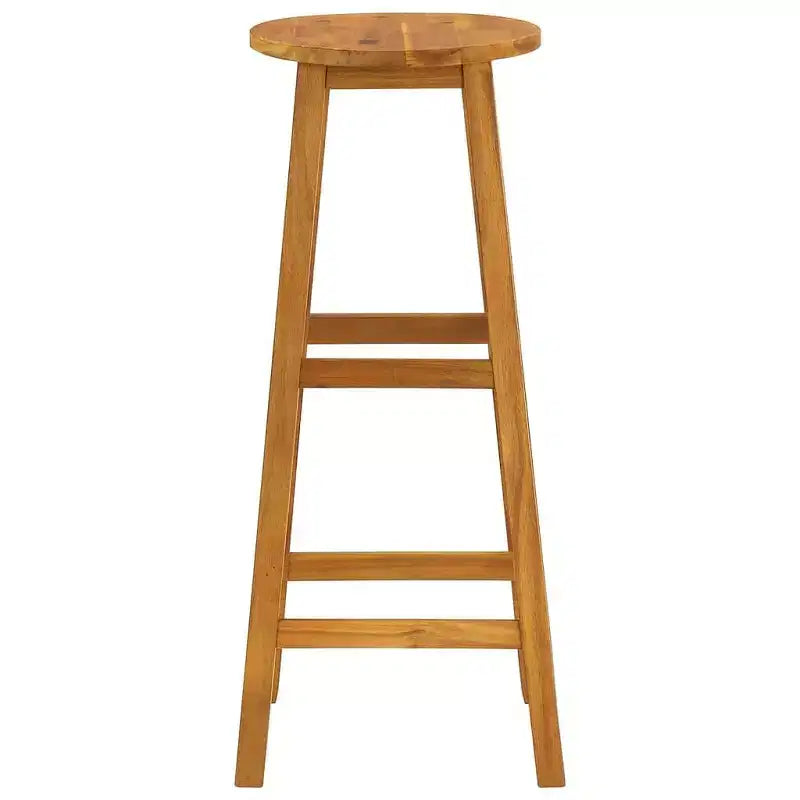 vidaXL Ensemble de bar de jardin Bois naturel Bois d'acacia massif 3 pièces