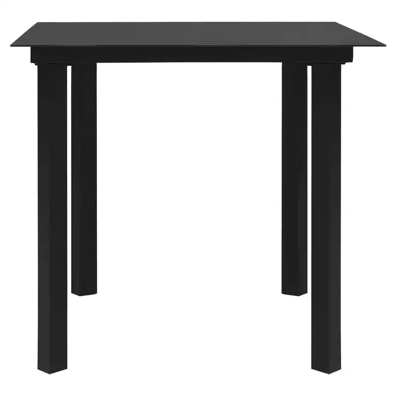 vidaXL Salon de jardin noir en rotin PVC Plusieurs places