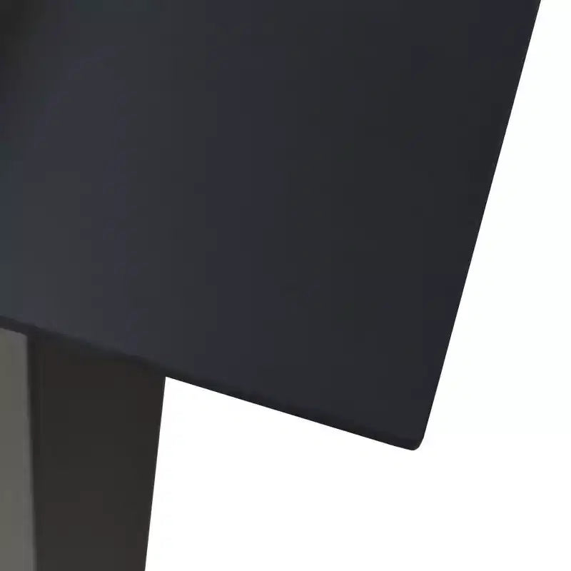 vidaXL Ensemble de salle à manger en verre noir moyen et durable pour le jardin