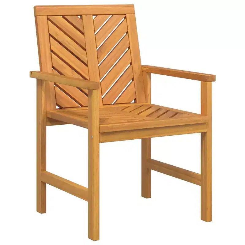 vidaXL Salon de jardin 5 pcs Bois d'acacia massif marron