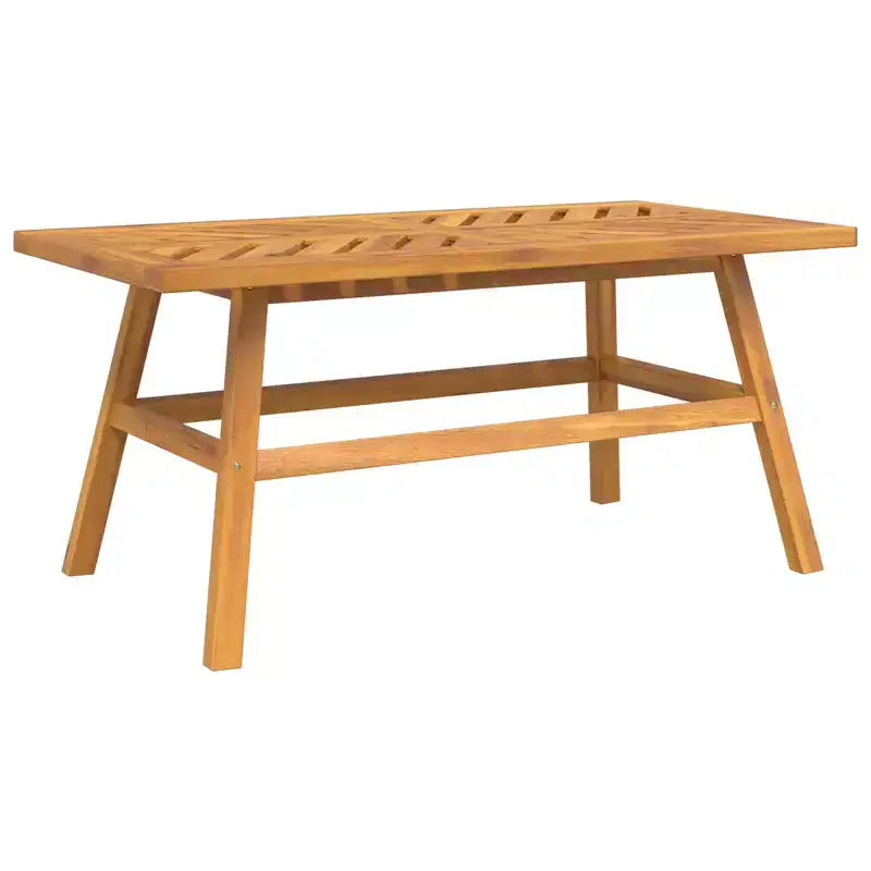 vidaXL Salon de jardin 5 pcs Bois d'acacia massif marron