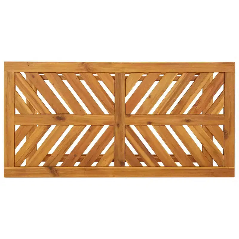 vidaXL Salon de jardin 5 pcs Bois d'acacia massif marron