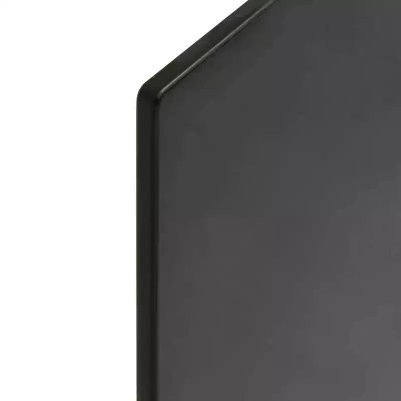 vidaXL Dessus de table 4 pcs Verre trempé noir