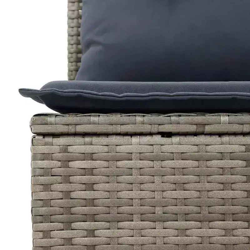 vidaXL Salon de Jardin en Résine Tressée