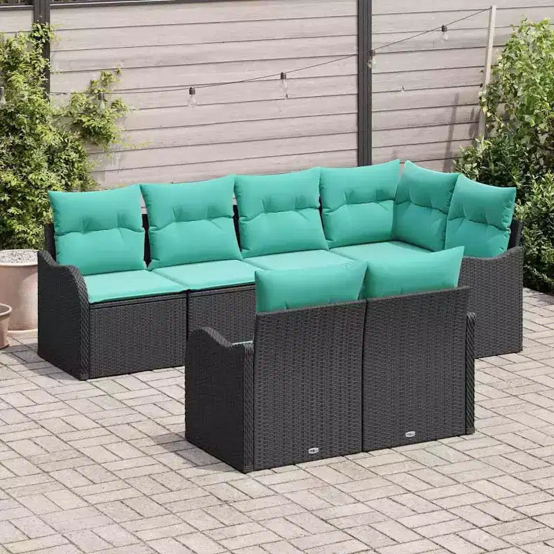 vidaXL Salon de Jardin en Résine Tressée