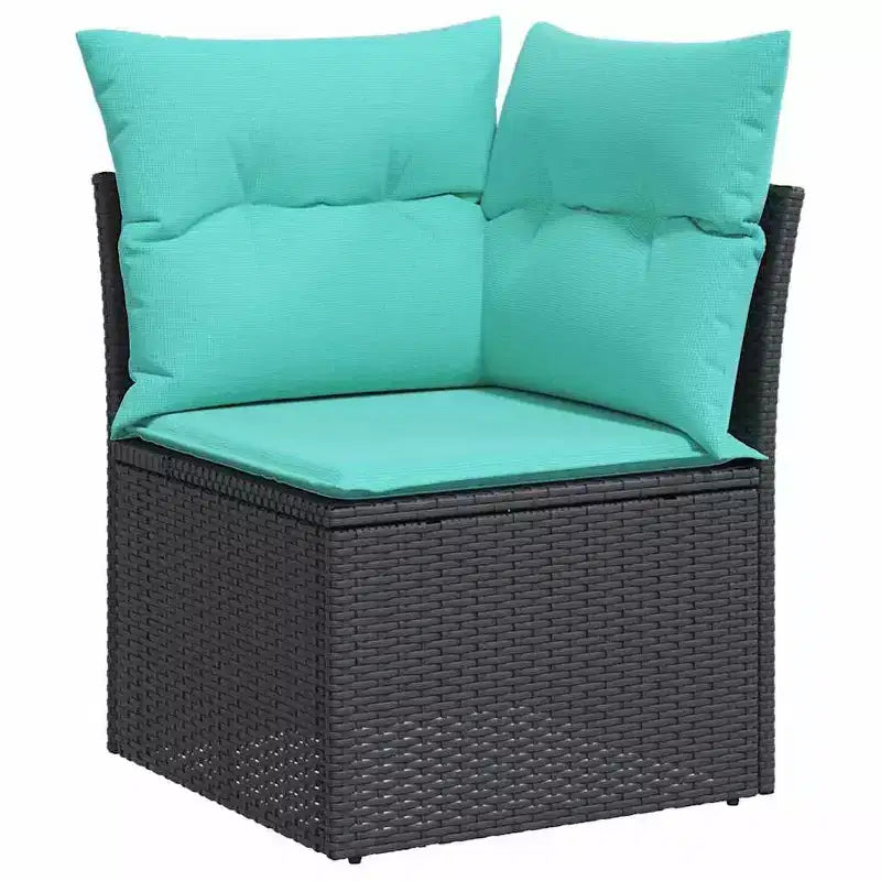 vidaXL Salon de Jardin en Résine Tressée