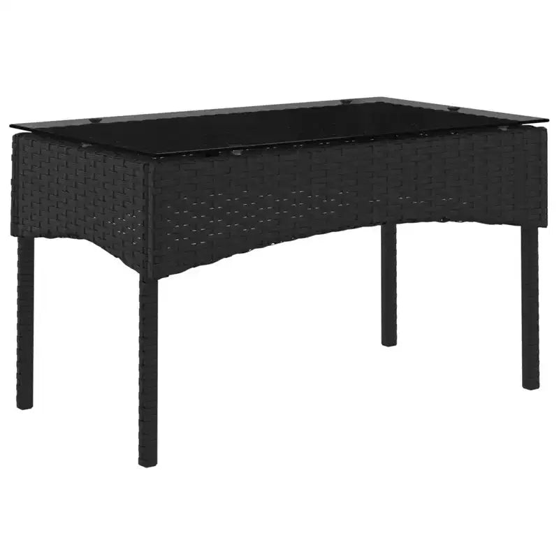 vidaXL Salon de jardin avec coussins 2 pcs Résine tressée noir et crème