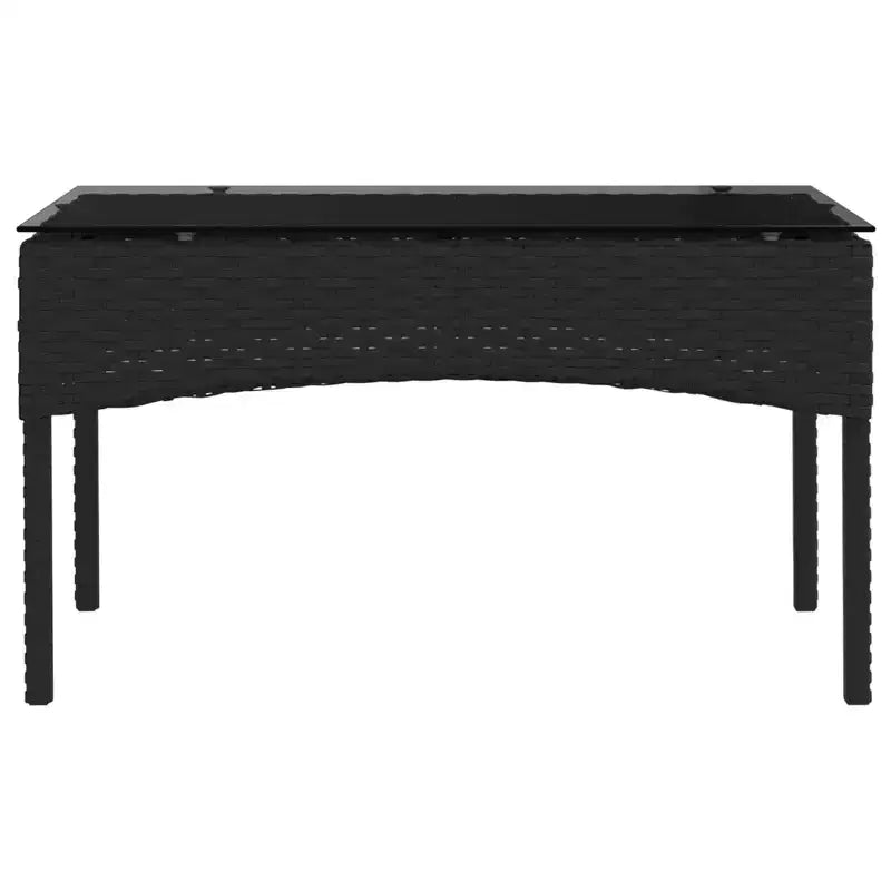 vidaXL Salon de jardin avec coussins 2 pcs Résine tressée noir et crème