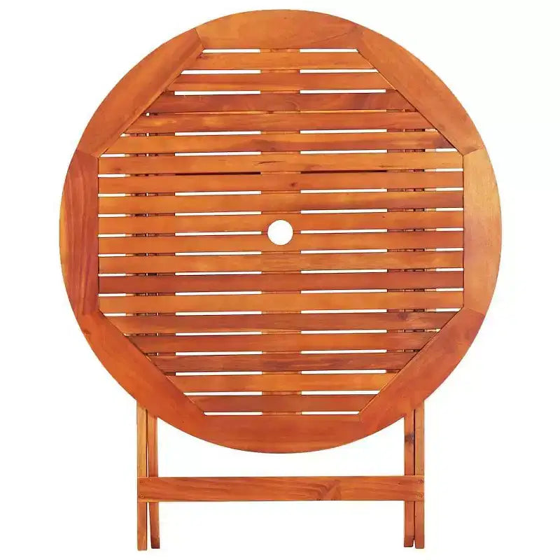 vidaXL Ensemble de salle à manger d'extérieur pliable 5 pièces en bois d'eucalyptus massif