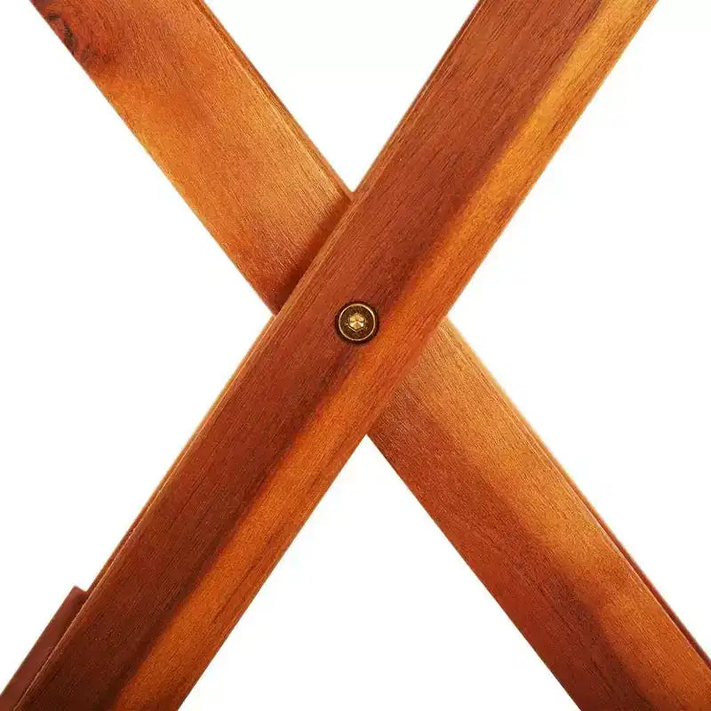 vidaXL Ensemble de salle à manger d'extérieur pliable 5 pièces en bois d'eucalyptus massif