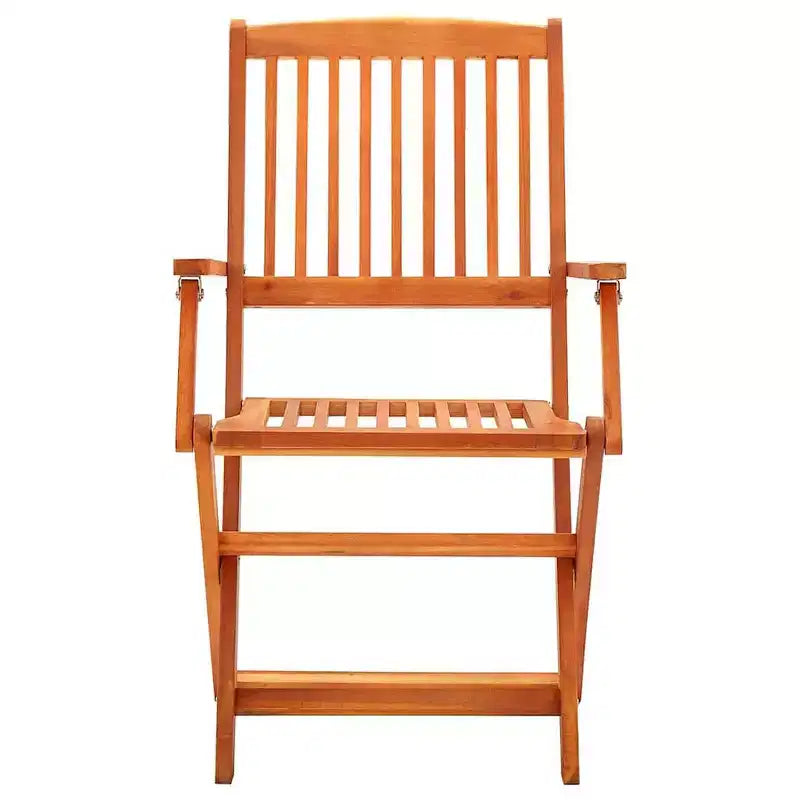 vidaXL Ensemble de salle à manger d'extérieur pliable 5 pièces en bois d'eucalyptus massif