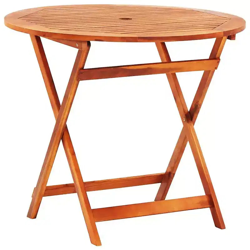 vidaXL Ensemble de salle à manger d'extérieur pliable 5 pièces en bois d'eucalyptus massif