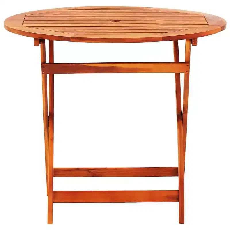 vidaXL Ensemble de salle à manger d'extérieur pliable 5 pièces en bois d'eucalyptus massif