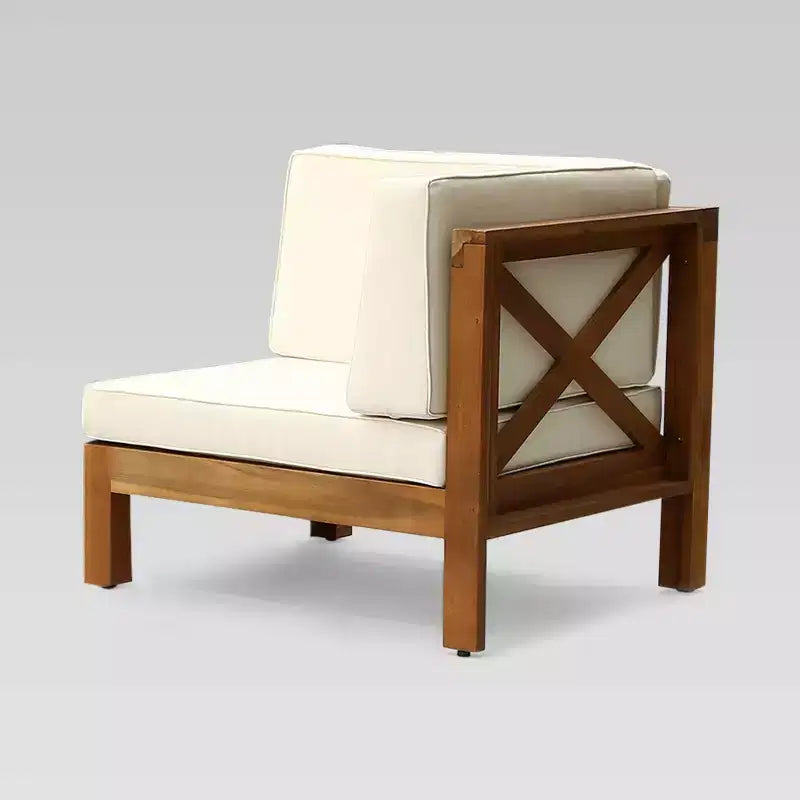 Canapé modulable Brava 2 places en acacia - Christopher Knight Home
