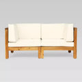 Brava 2pc Acacia Modular Loveseat - Christopher Knight Home
