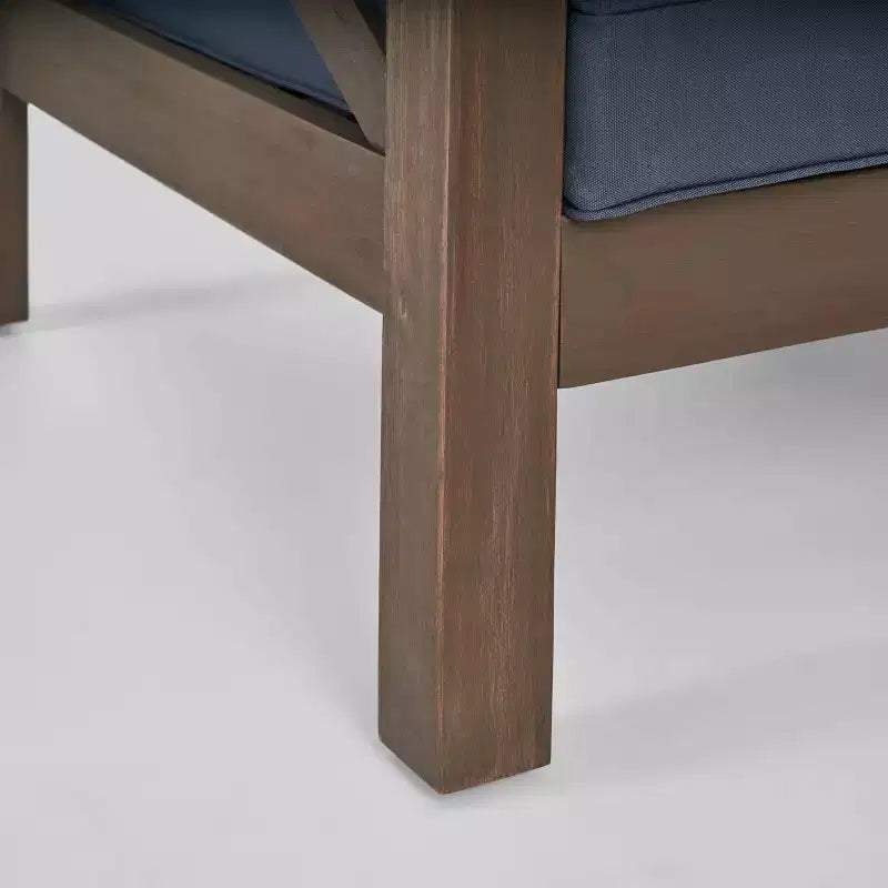 Ensemble de mobilier de jardin modulable 6 pièces en bois d'acacia Brava - Christopher Knight Home