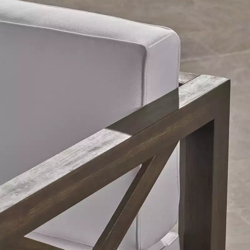 Ensemble de mobilier de jardin modulable 6 pièces en bois d'acacia Brava - Christopher Knight Home