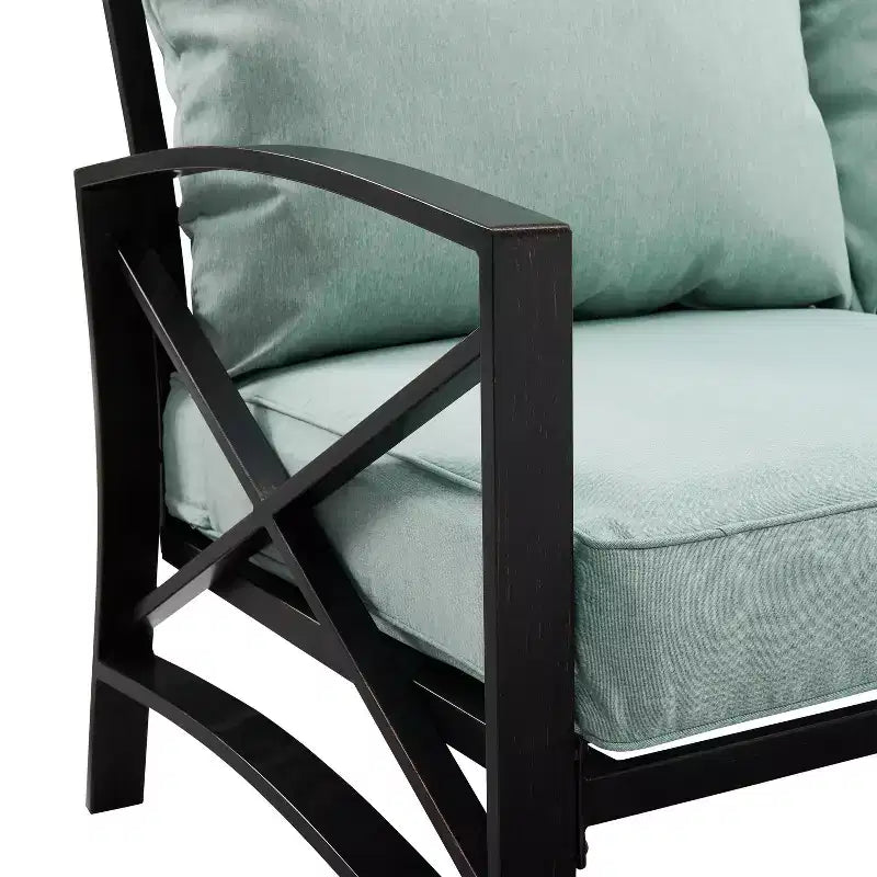 Ensemble de canapé d'extérieur 4 pièces Kaplan Crosley