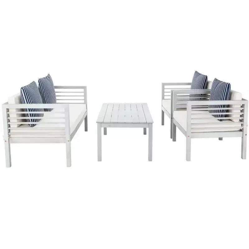 Alda Ensemble Patio 4 pièces - Intérieur/Extérieur - PAT7033 - Safavieh