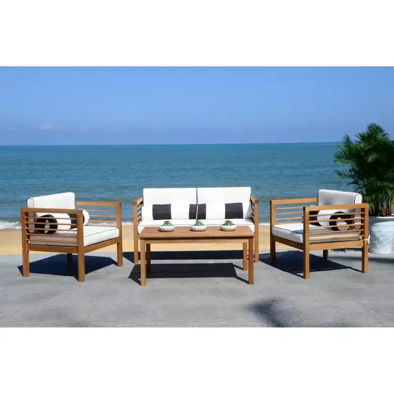 Alda Ensemble Patio 4 pièces - Intérieur/Extérieur - PAT7033 - Safavieh