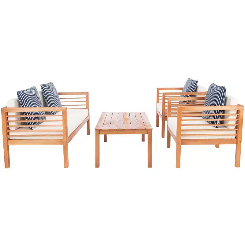 Alda Ensemble Patio 4 pièces - Intérieur/Extérieur - PAT7033 - Safavieh