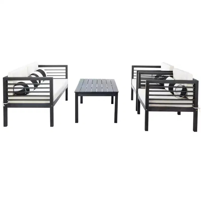 Alda Ensemble Patio 4 pièces - Intérieur/Extérieur - PAT7033 - Safavieh