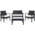 Bassey 4 Piece Living Set - Indoor/Outdoor - PAT7507 - Safavieh