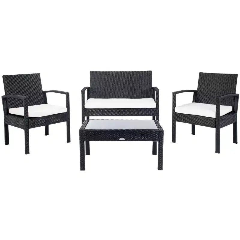 Bassey 4 Piece Living Set - Indoor/Outdoor - PAT7507 - Safavieh